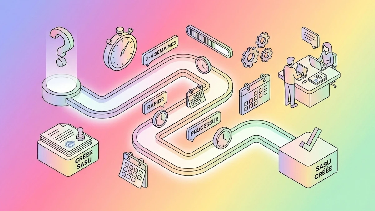 ⏱️ Combien de temps pour créer une SASU ? (planning 2026)
