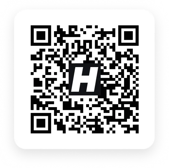 QR Code to download the Hero app